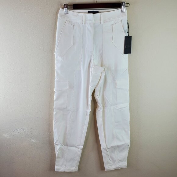 Ona Womens White Relaxed Fit Ember Utility Pants XS - Picture 1 of 15